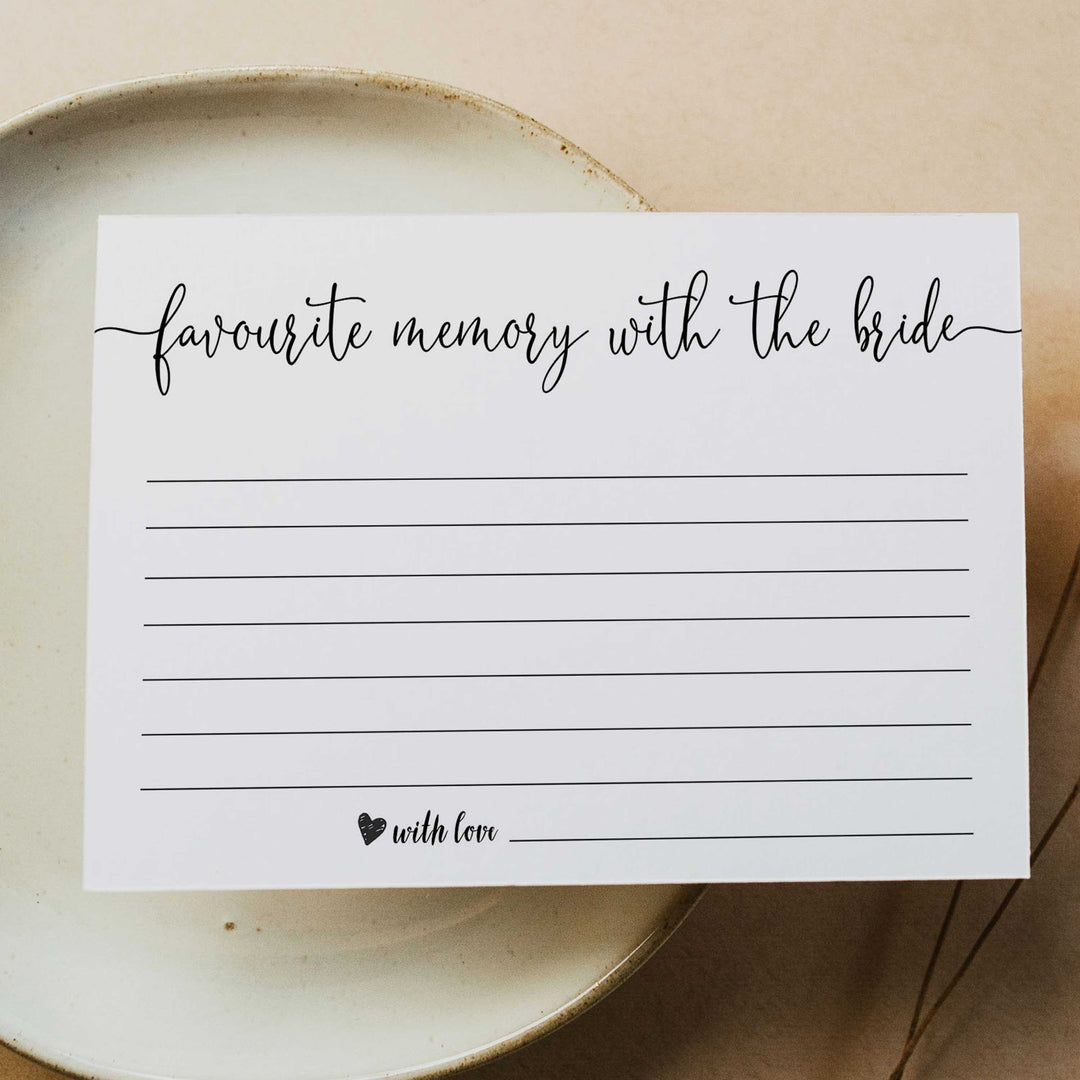 minimalist bridal shower games, favorite memory of the bride, bridal shower games bundle, printable bridal games, bridal shower games, how knows the bridal, top bridal shower games