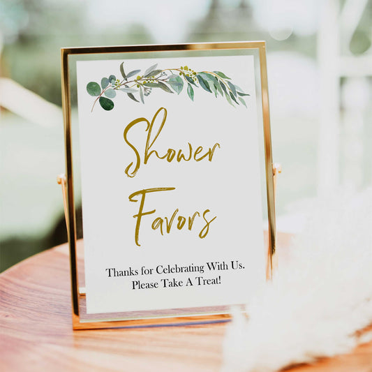 eucalyptus baby signs, shower favors baby signs, favour baby signs, printable baby signs, botanical baby signs, baby shower decor, fun baby signs