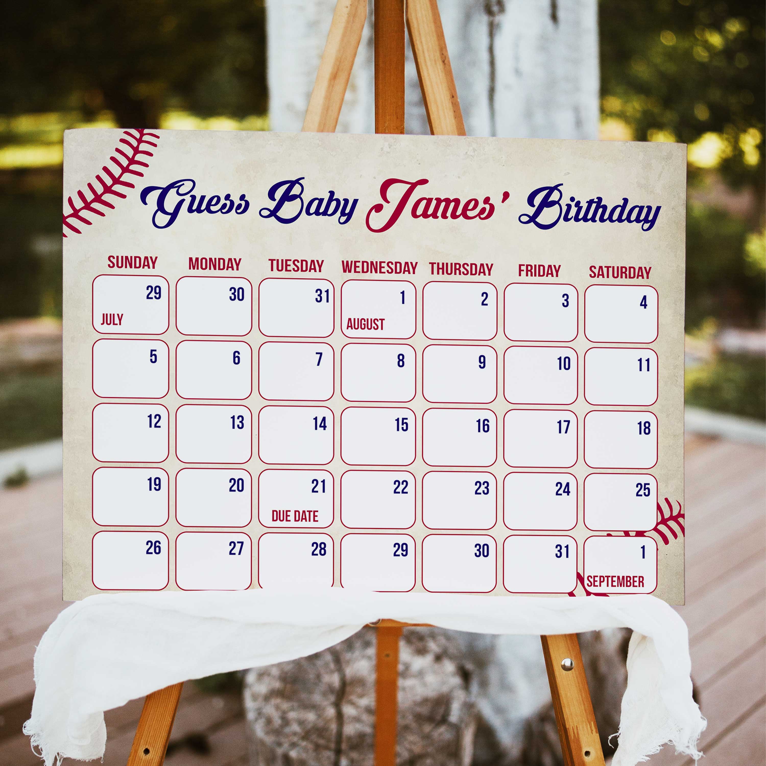 guess the baby birthday game, baby birthday predictions game, printable baby shower games, baseball baby shower theme, little slugger baby shower, baseball baby shower ideas 