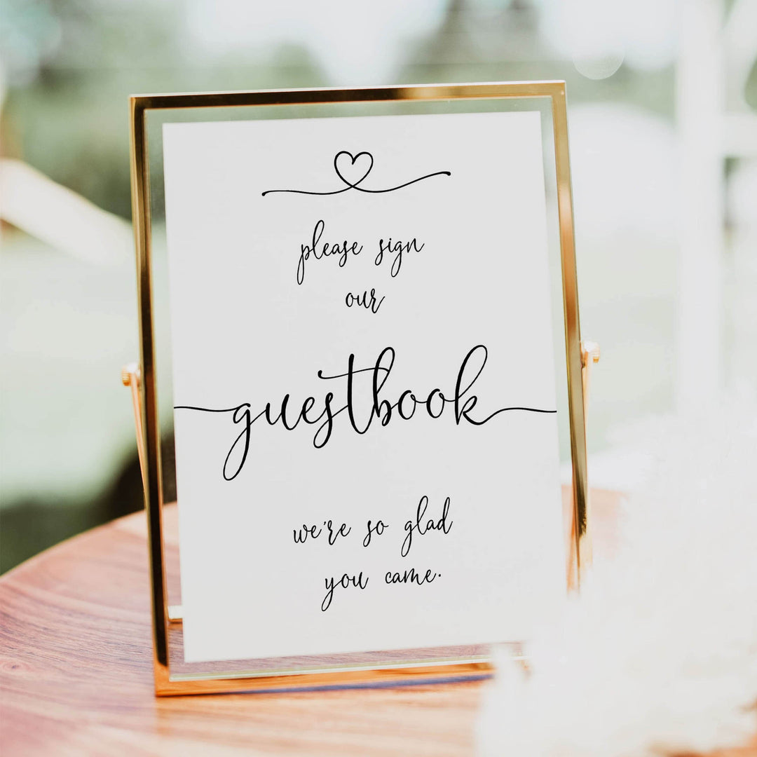 minimalist baby shower signs, guestbook baby sign, drinks baby decor, printable baby signs, minimalist baby decor