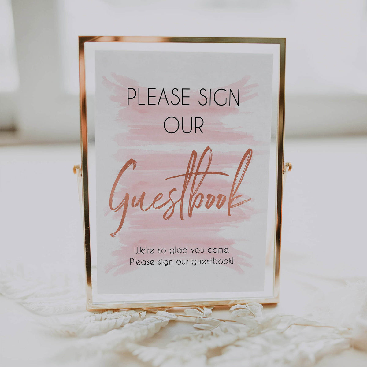 pink guestbook baby sign, guestbook baby signs, printable baby signs, pink baby decor, pink baby shower ideas