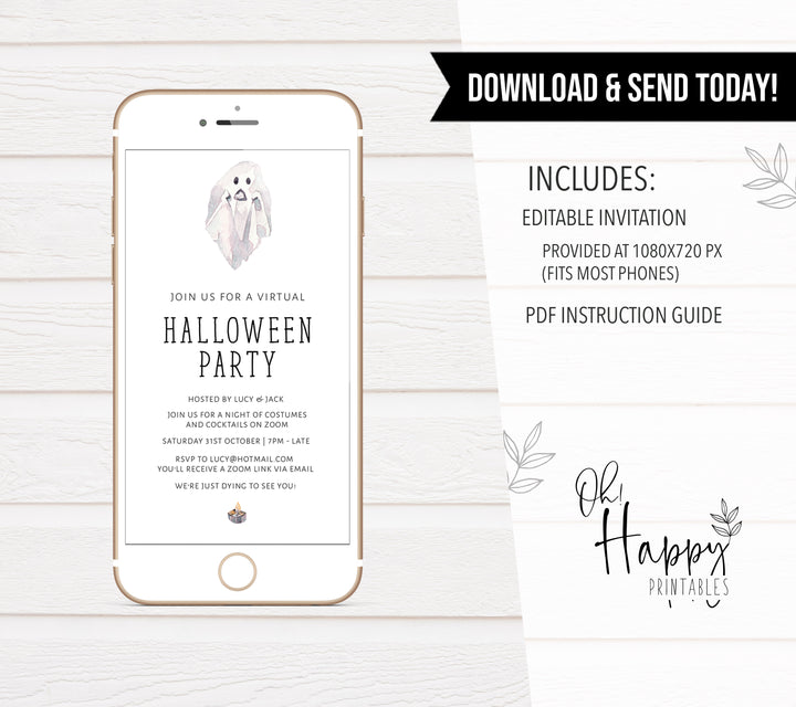 virtual halloween invitation, halloween invitations, editable halloween invitations, cell phone halloween invitations, spooky halloween invitations, drink up witches