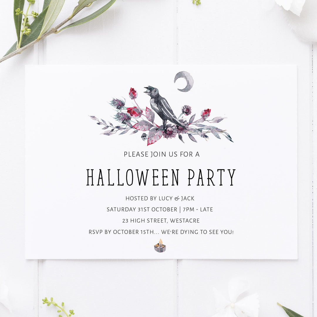 raven invitation, halloween printable invitations, editable halloween invitations, fun halloween invites, halloween invites, halloween ideashalloween invitations, editable halloween invitations, printable halloween invitations, spooky halloween invitations