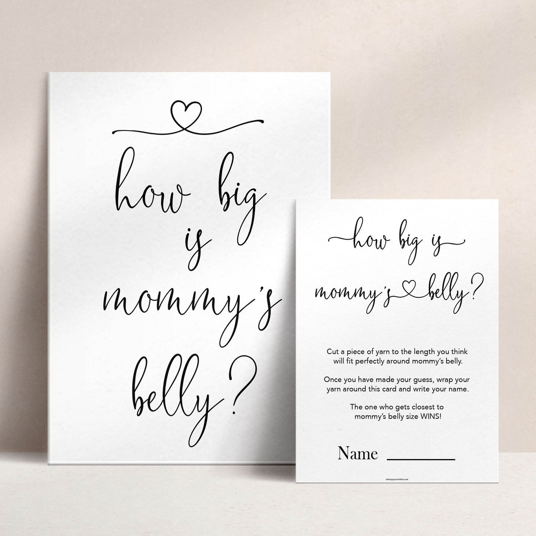 Minimalist baby shower games, how big is mommys belly baby games, 10 baby game bundles, fun baby games, printable baby games, top baby games, popular baby games, labor or porn games, neutral baby games, gender reveal games