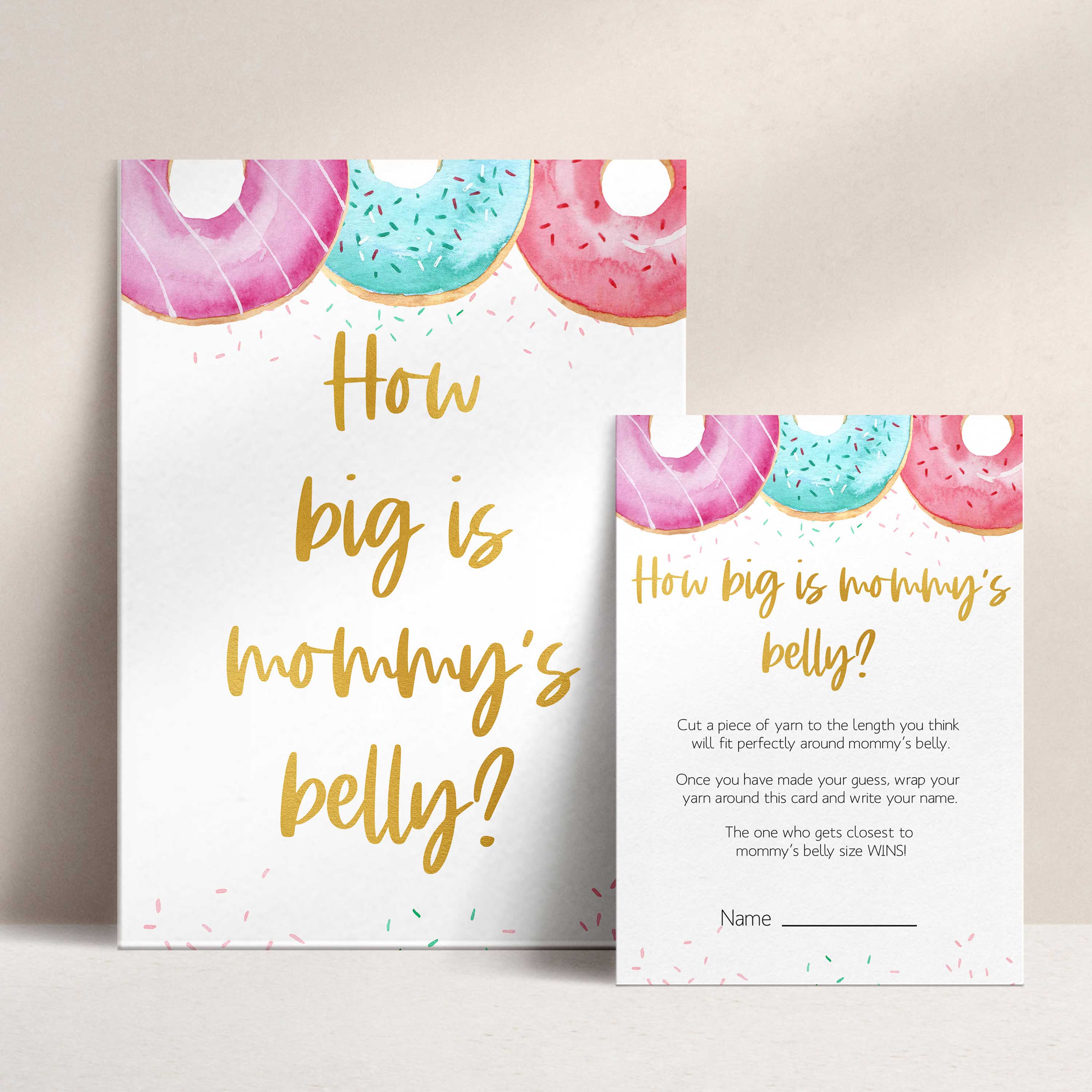 how big is mommys belly game, Printable baby shower games, donut baby games, baby shower games, fun baby shower ideas, top baby shower ideas, donut sprinkles baby shower, baby shower games, fun donut baby shower ideas