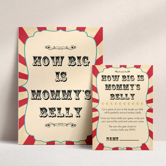 Circus how big is mommys belly baby shower games, circus baby games, carnival baby games, printable baby games, fun baby games, popular baby games, carnival baby shower, carnival theme