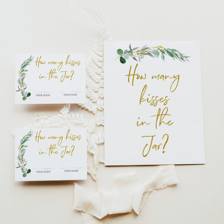 How Many Kisses in the Jar - Eucalyptus Leaf