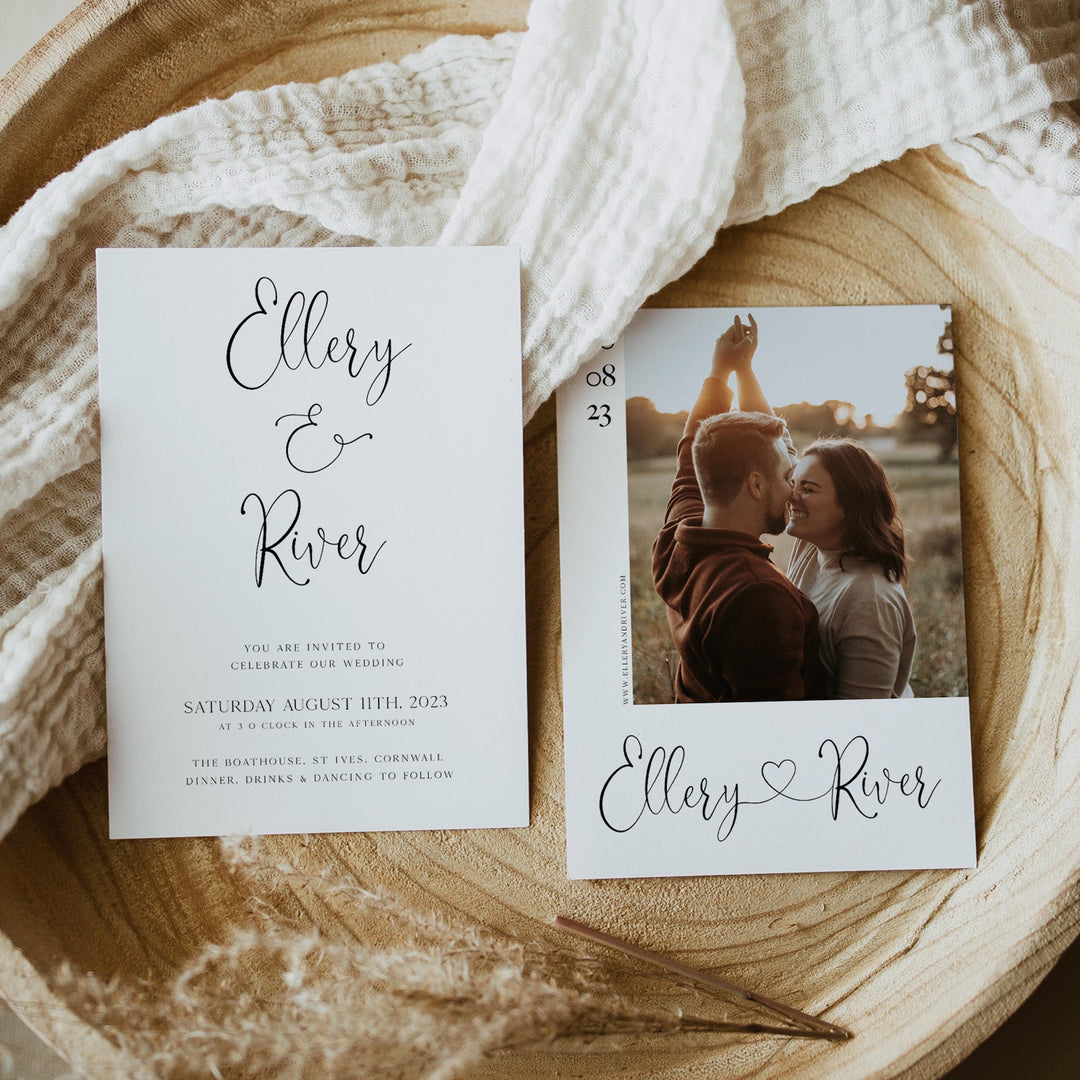 full wedding invitation suite, editable invitation suite, CALLIGRAPHY editable wedding invitation suite, editable wedding stationery, printable wedding stationery, modern wedding items, wedding save the dates