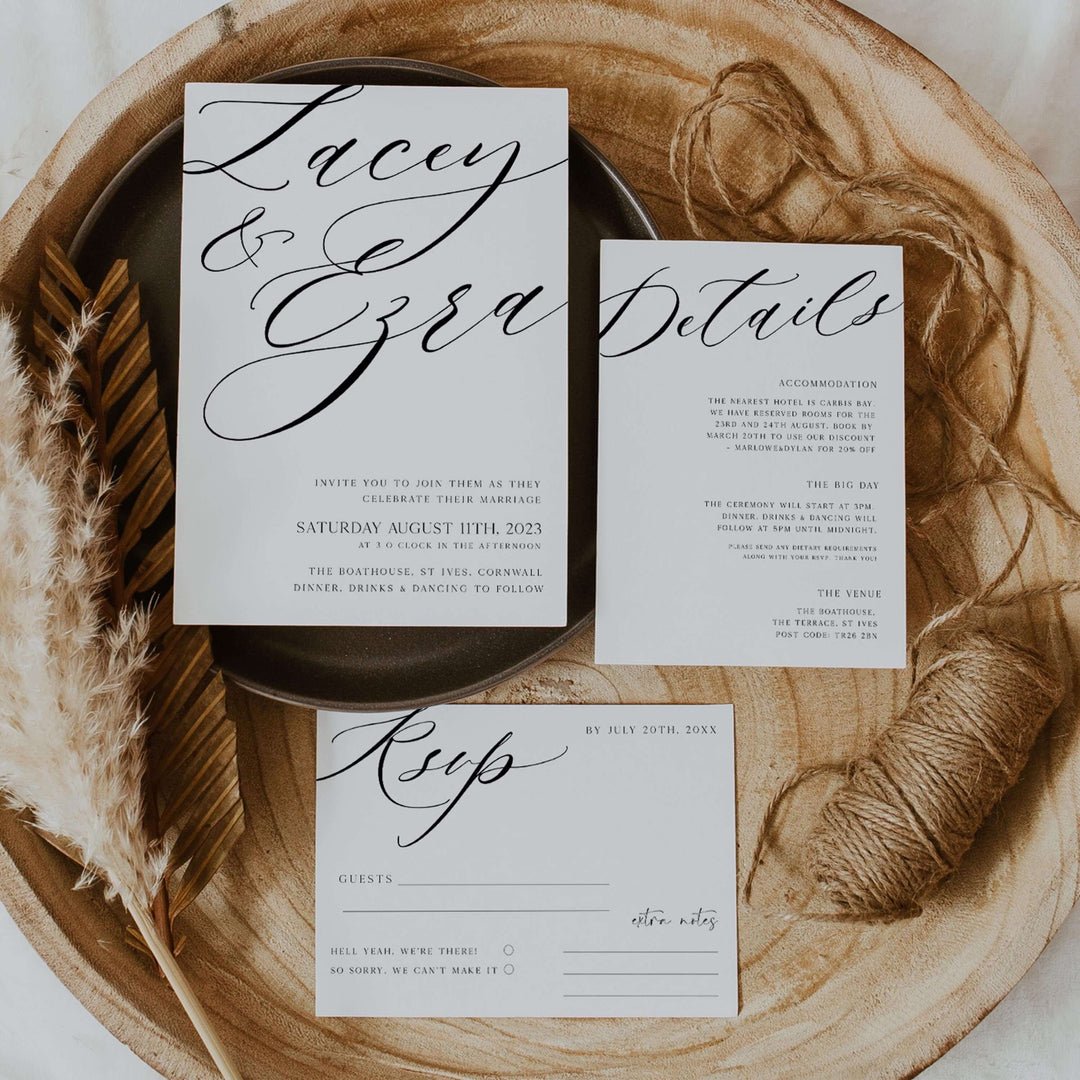 editable wedding invitation suite, editable save the date, CALLIGRAPHY editable wedding invitation suite, editable wedding stationery, printable wedding stationery, modern wedding items, wedding save the dates