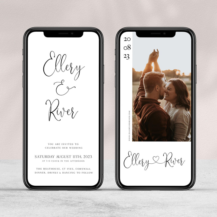 Wedding Invitation Suite Mobile - ELLERY