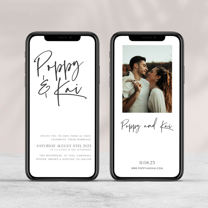 editable mobile wedding invitation, CALLIGRAPHY editable wedding invitation suite, editable wedding stationery, printable wedding stationery, modern wedding items, wedding save the dates