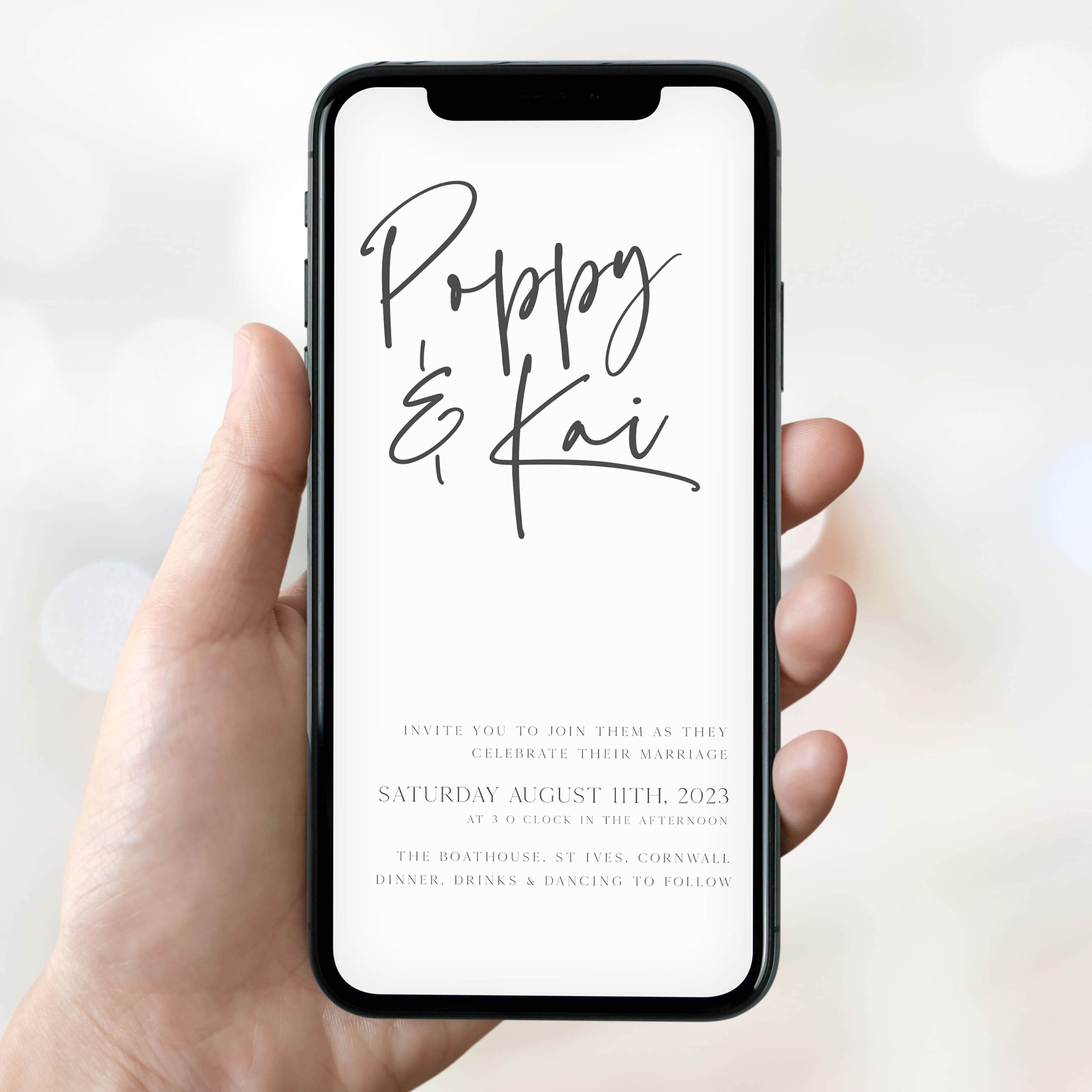 editable mobile wedding invitation, CALLIGRAPHY editable wedding invitation suite, editable wedding stationery, printable wedding stationery, modern wedding items, wedding save the dates