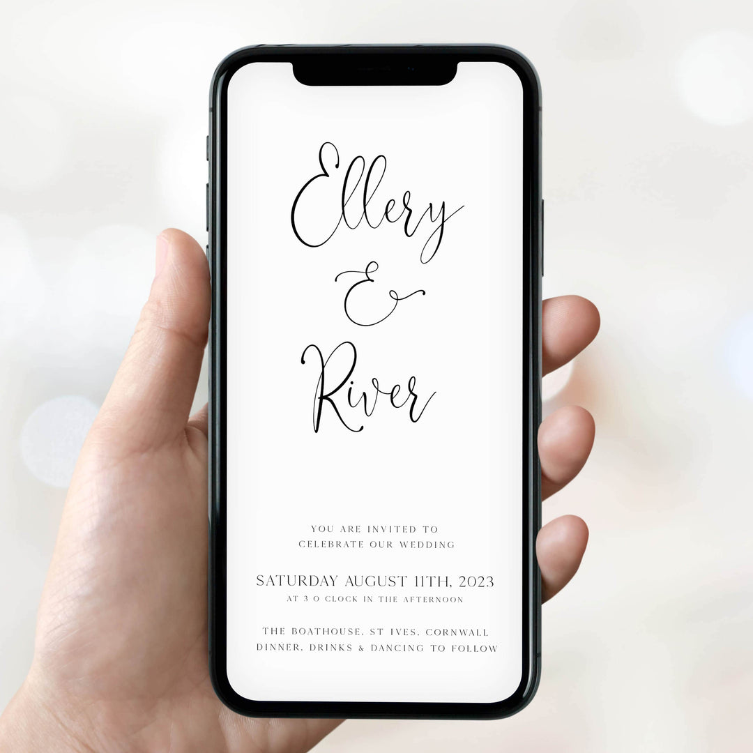 Wedding Invitation Suite Mobile - ELLERY