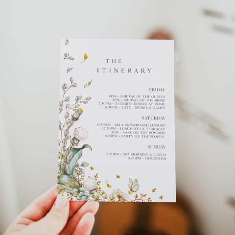 editable summer garden bachelorette weekend invitation, printable floral hen party invitation, summer garden bridal theme
