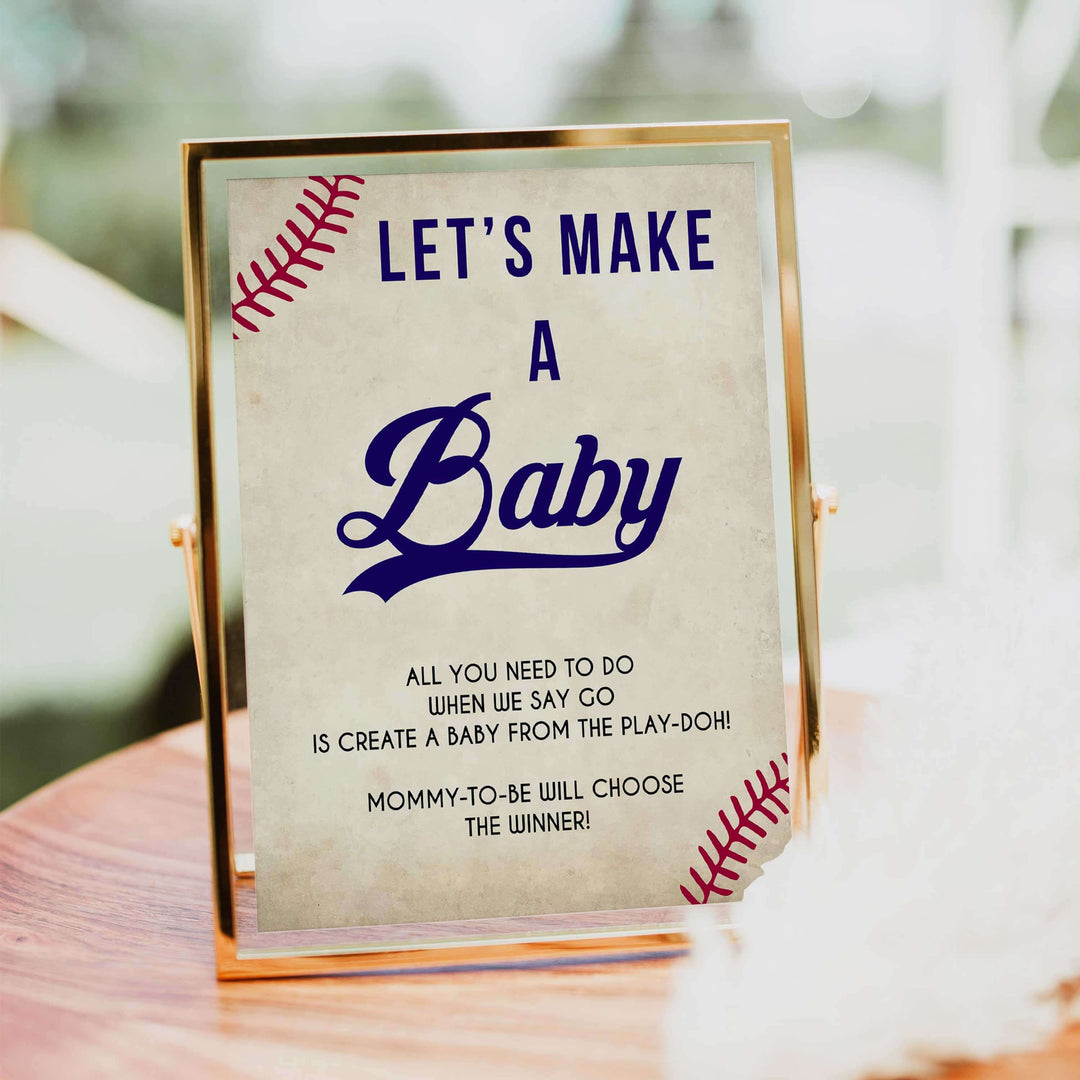 baseball baby shower, lets make a baby baby game, printable baby games, fun baby games, little slugger baby shower, top baby games, fun baby games