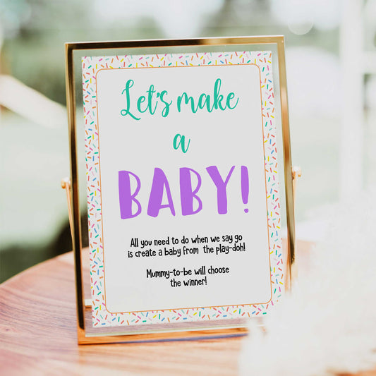 lets make a baby game, Printable baby shower games, baby sprinkle fun baby games, baby shower games, fun baby shower ideas, top baby shower ideas, sprinkle shower baby shower, friends baby shower ideas