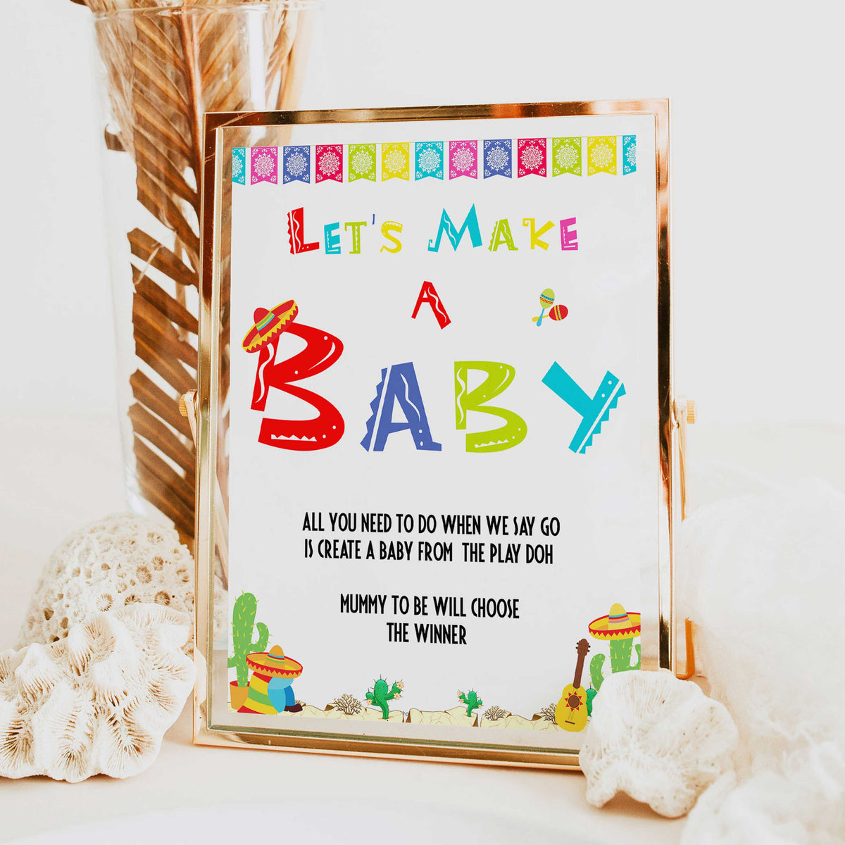 lets make a baby game, Printable baby shower games, Mexican fiesta fun baby games, baby shower games, fun baby shower ideas, top baby shower ideas, fiesta shower baby shower, fiesta baby shower ideas