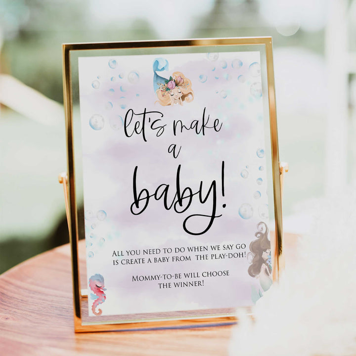 lets make a baby game, Printable baby shower games, little mermaid baby games, baby shower games, fun baby shower ideas, top baby shower ideas, little mermaid baby shower, baby shower games, pink hearts baby shower ideas