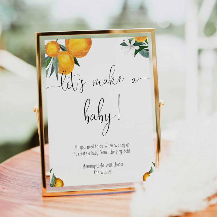 lets make a baby game, Printable baby shower games, little cutie baby games, baby shower games, fun baby shower ideas, top baby shower ideas, little cutie baby shower, baby shower games, fun little cutie baby shower ideas, citrus baby shower games, citrus baby shower, orange baby shower