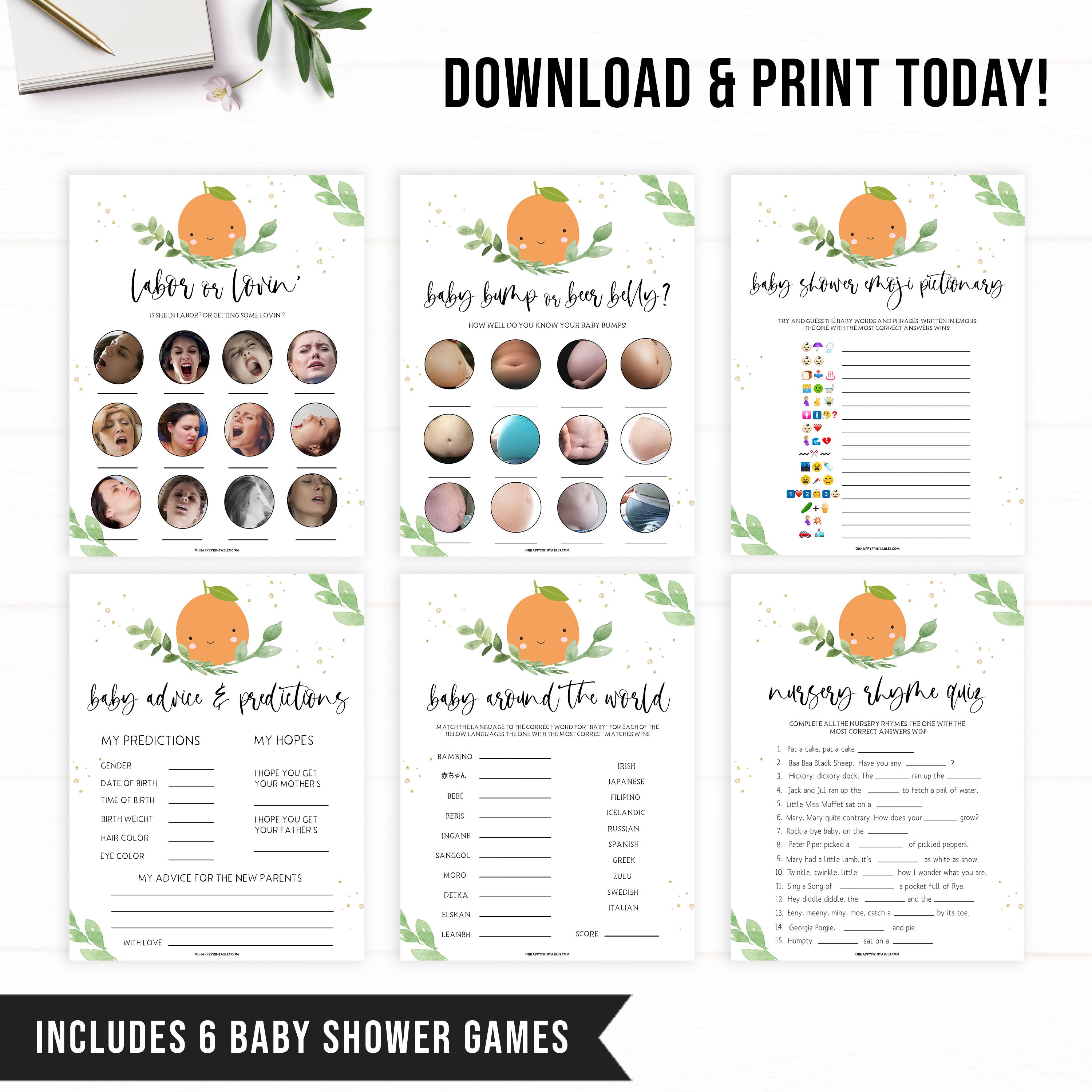 6 baby shower games, Printable baby shower games, little cutie baby games, baby shower games, fun baby shower ideas, top baby shower ideas, little cutie baby shower, baby shower games, fun little cutie baby shower ideas