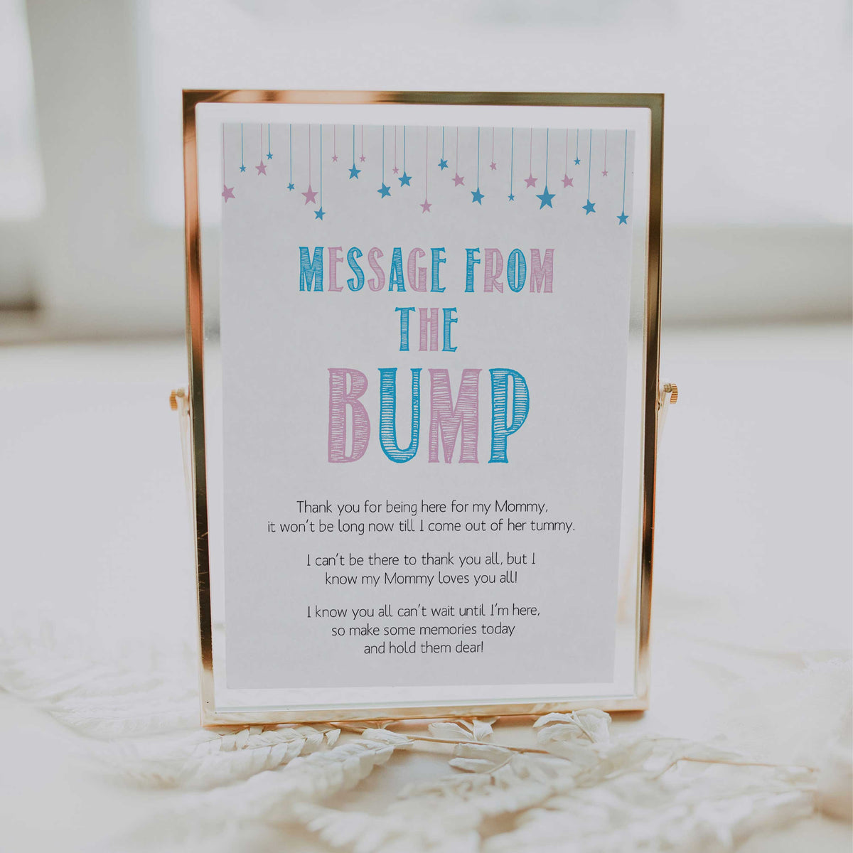 Gender reveal baby games, message from the bump baby game, gender reveal shower, fun baby games, gender reveal ideas, popular baby games, best baby games, printable baby games, gender reveal baby games