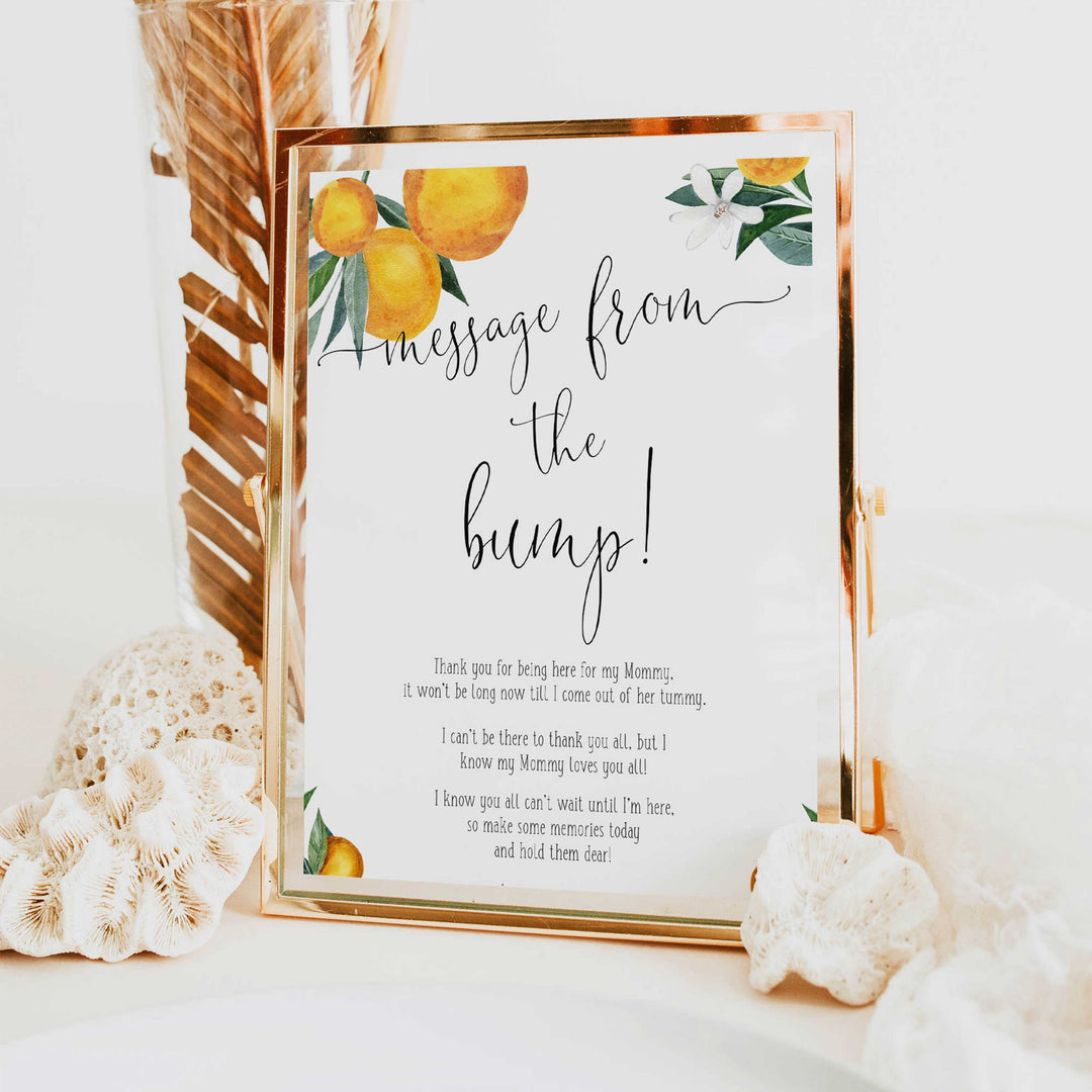 message from the bump game, Printable baby shower games, little cutie baby games, baby shower games, fun baby shower ideas, top baby shower ideas, little cutie baby shower, baby shower games, fun little cutie baby shower ideas, citrus baby shower games, citrus baby shower, orange baby shower