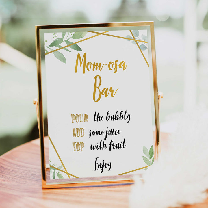 momosa baby table signs, momosa baby signs, Gold geometric baby decor, printable baby table signs, printable baby decor, gold table signs, fun baby signs, geometric fun baby table signs