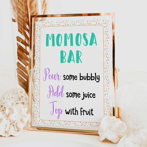 momosa baby table sign, Baby sprinkle baby decor, printable baby table signs, printable baby decor, baby sprinkle table signs, fun baby signs, baby sprinkle fun baby table signs