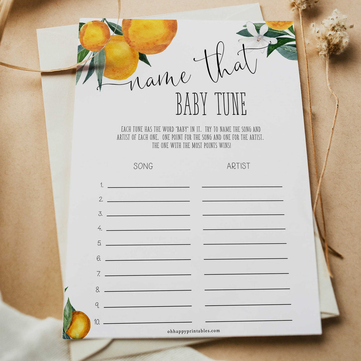 name that baby tune game, Printable baby shower games, little cutie baby games, baby shower games, fun baby shower ideas, top baby shower ideas, little cutie baby shower, baby shower games, fun little cutie baby shower ideas, citrus baby shower games, citrus baby shower, orange baby shower