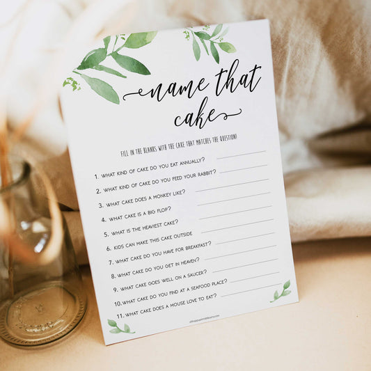 greenery bridal shower, fun bridal shower games, bachelorette party games, floral bridal games, hen party ideas