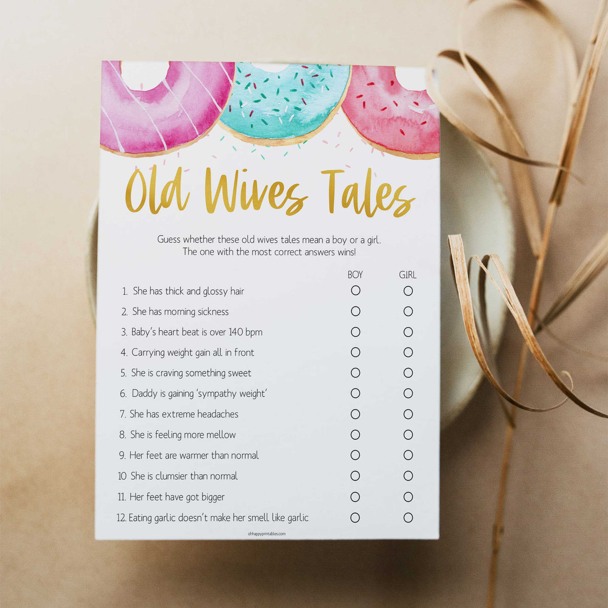 old wives tales game, Printable baby shower games, donut baby games, baby shower games, fun baby shower ideas, top baby shower ideas, donut sprinkles baby shower, baby shower games, fun donut baby shower ideas