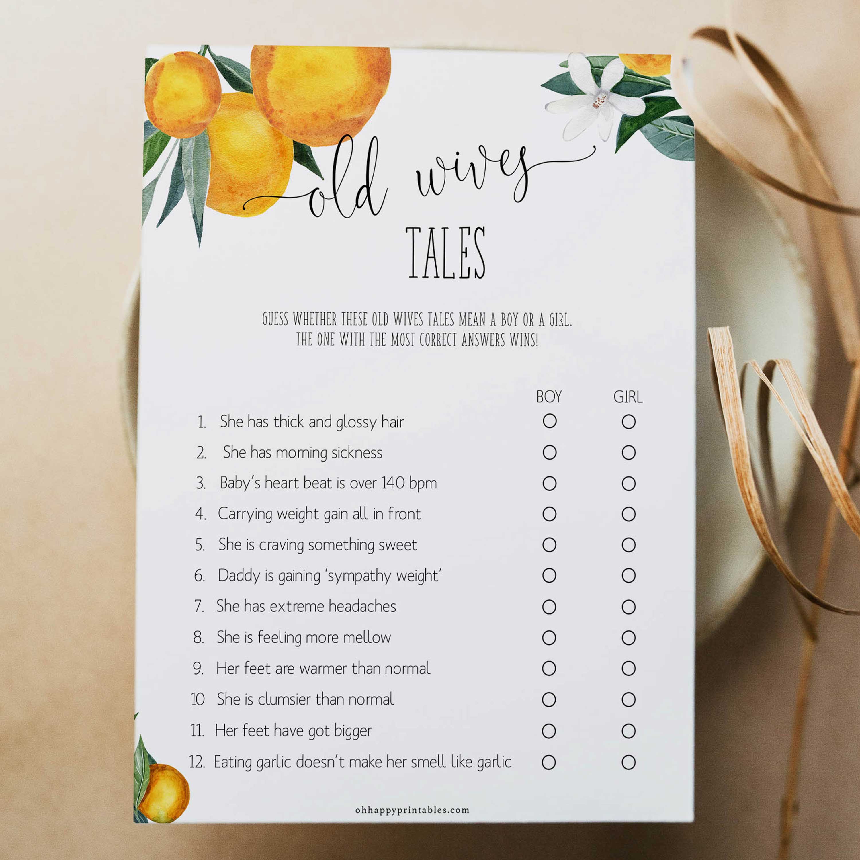 old wives tale baby shower game, Printable baby shower games, little cutie baby games, baby shower games, fun baby shower ideas, top baby shower ideas, little cutie baby shower, baby shower games, fun little cutie baby shower ideas, citrus baby shower games, citrus baby shower, orange baby shower