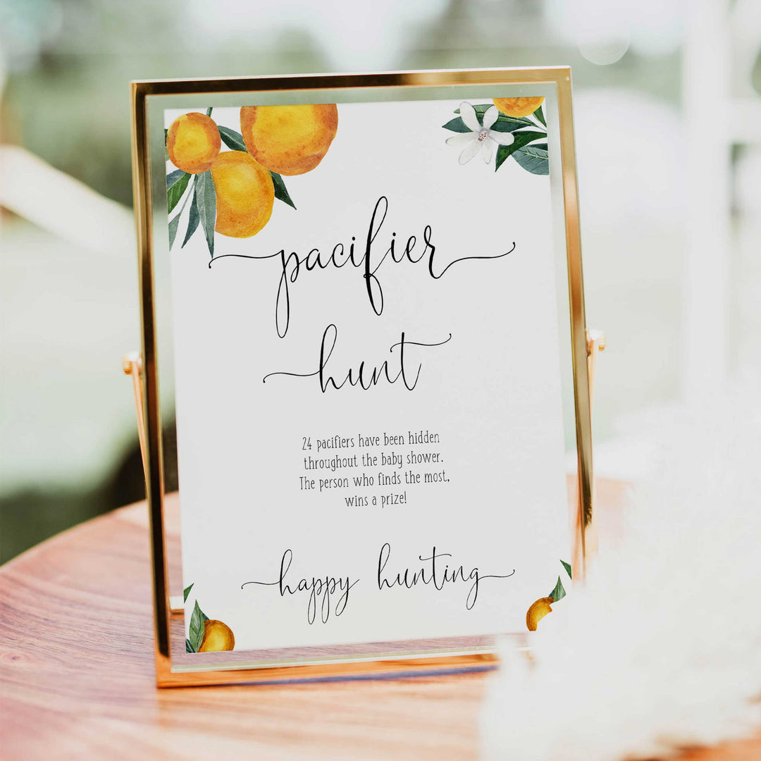 pacifier hunt baby game, Printable baby shower games, little cutie baby games, baby shower games, fun baby shower ideas, top baby shower ideas, little cutie baby shower, baby shower games, fun little cutie baby shower ideas, citrus baby shower games, citrus baby shower, orange baby shower