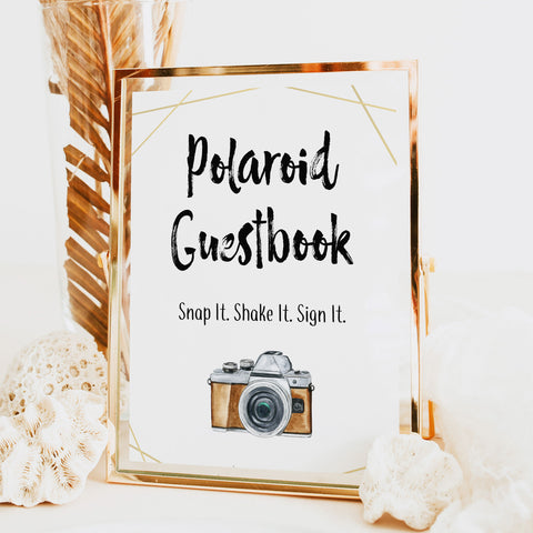 Polaroid Guestbook Sign - Bride Tribe