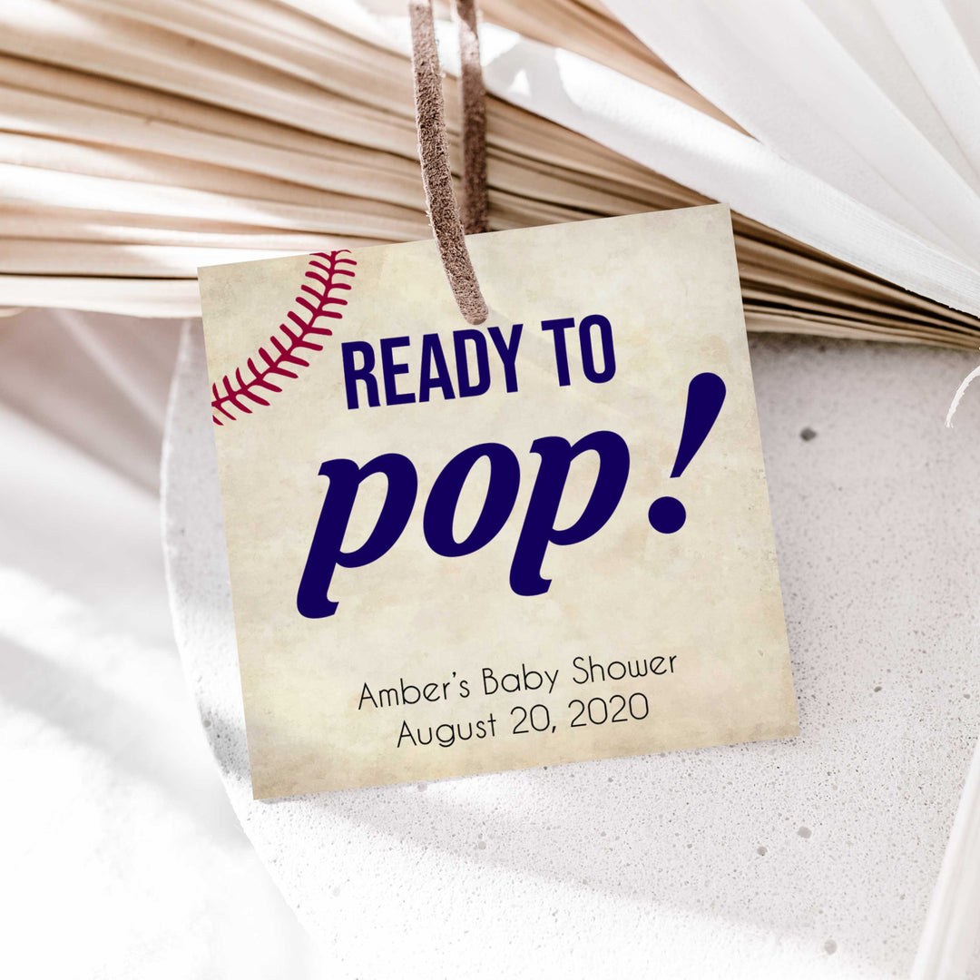 ready to pop baby tags, ready to pop, baby tags, Baseball baby shower games, printable baby shower games, fun baby shower games, top baby shower ideas, little slugger baby games