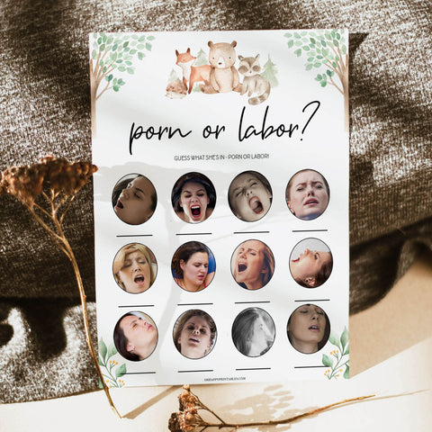 porn or labor baby games, Printable baby shower games, woodland animals baby games, baby shower games, fun baby shower ideas, top baby shower ideas, woodland baby shower, baby shower games, fun woodland animals baby shower ideas