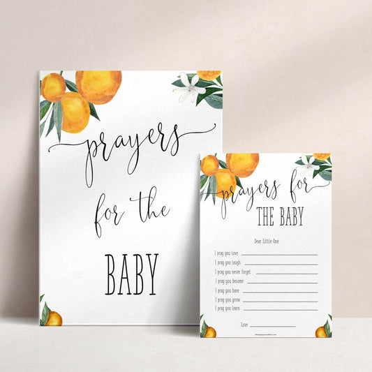 prayers for the baby keepsake, Printable baby shower games, little cutie baby games, baby shower games, fun baby shower ideas, top baby shower ideas, little cutie baby shower, baby shower games, fun little cutie baby shower ideas, citrus baby shower games, citrus baby shower, orange baby shower