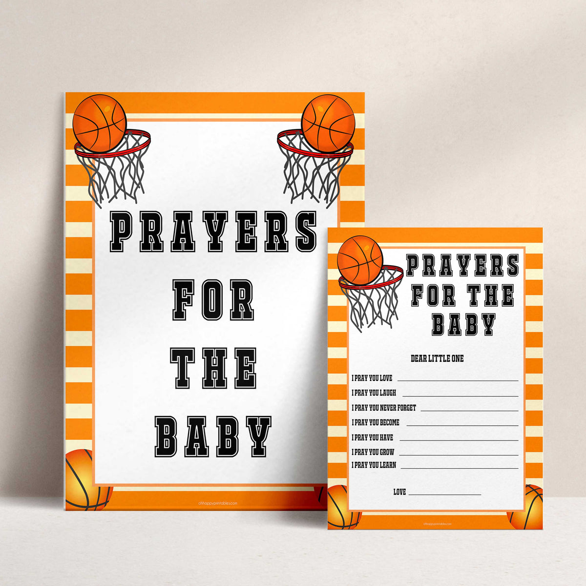 Prayers for the Baby Game - Basketball
