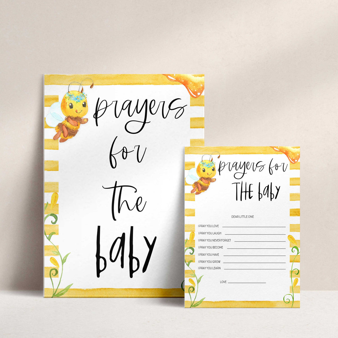 prayers for the baby keepsake, Printable baby shower games, mommy bee fun baby games, baby shower games, fun baby shower ideas, top baby shower ideas, mommy to bee baby shower, friends baby shower ideas