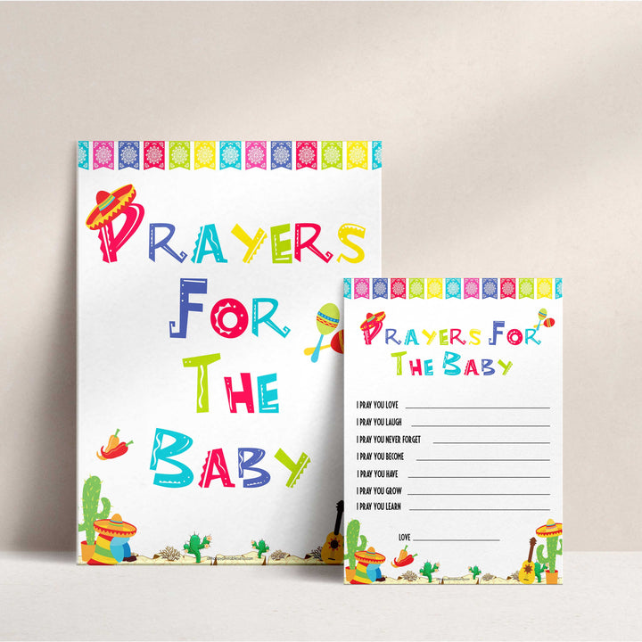 prayers for the baby keepsake, Printable baby shower games, Mexican fiesta fun baby games, baby shower games, fun baby shower ideas, top baby shower ideas, fiesta shower baby shower, fiesta baby shower ideas