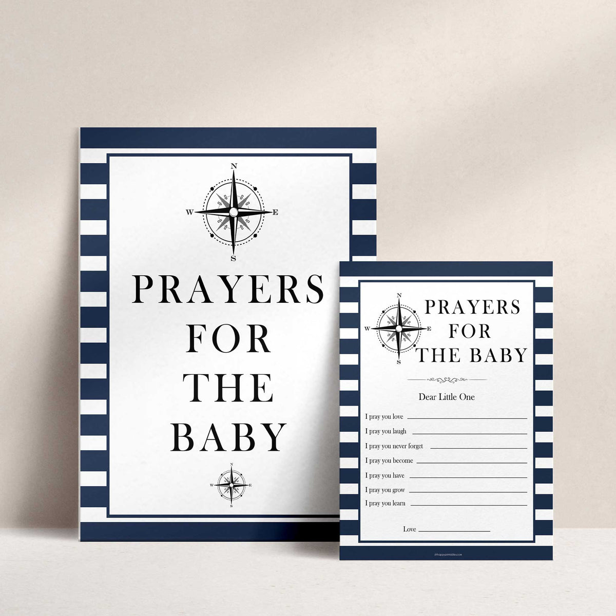 Prayers for the Baby Game - Nautical