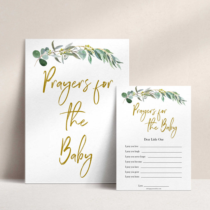 Eucalyptus baby shower games, prayers for baby game baby game, fun baby shower games, printable baby games, baby shower ideas, baby games, baby shower baby shower bundle, baby shower games packs, botanical baby shower