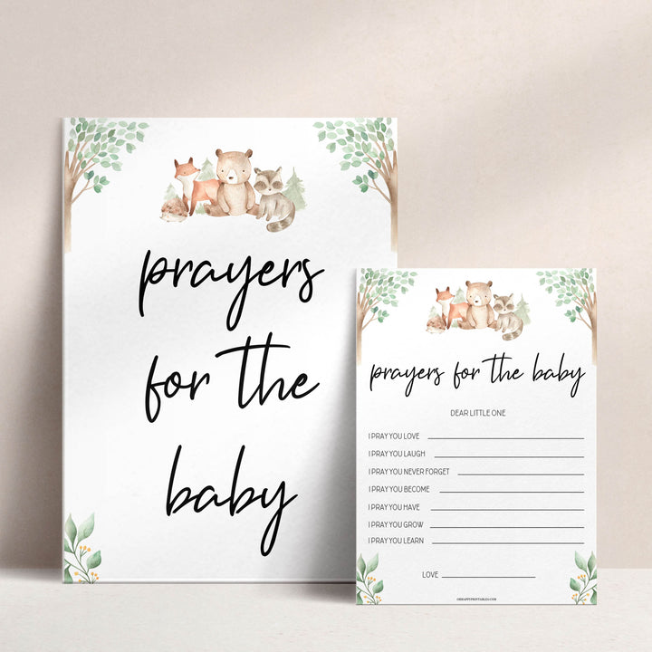 prayers for the baby game, Printable baby shower games, woodland animals baby games, baby shower games, fun baby shower ideas, top baby shower ideas, woodland baby shower, baby shower games, fun woodland animals baby shower ideas