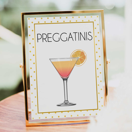 preaggatinis baby table signs, Baby gold dots baby decor, printable baby table signs, printable baby decor, baby gold glitter table signs, fun baby signs, baby gold fun baby table signs