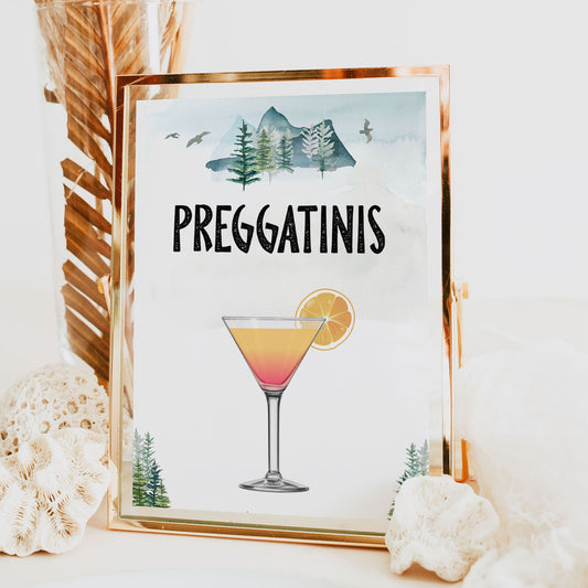preggatinis baby shower table sign, Adventure baby decor, printable baby table signs, printable baby decor, baby adventure table signs, fun baby signs, baby adventure fun baby table signs
