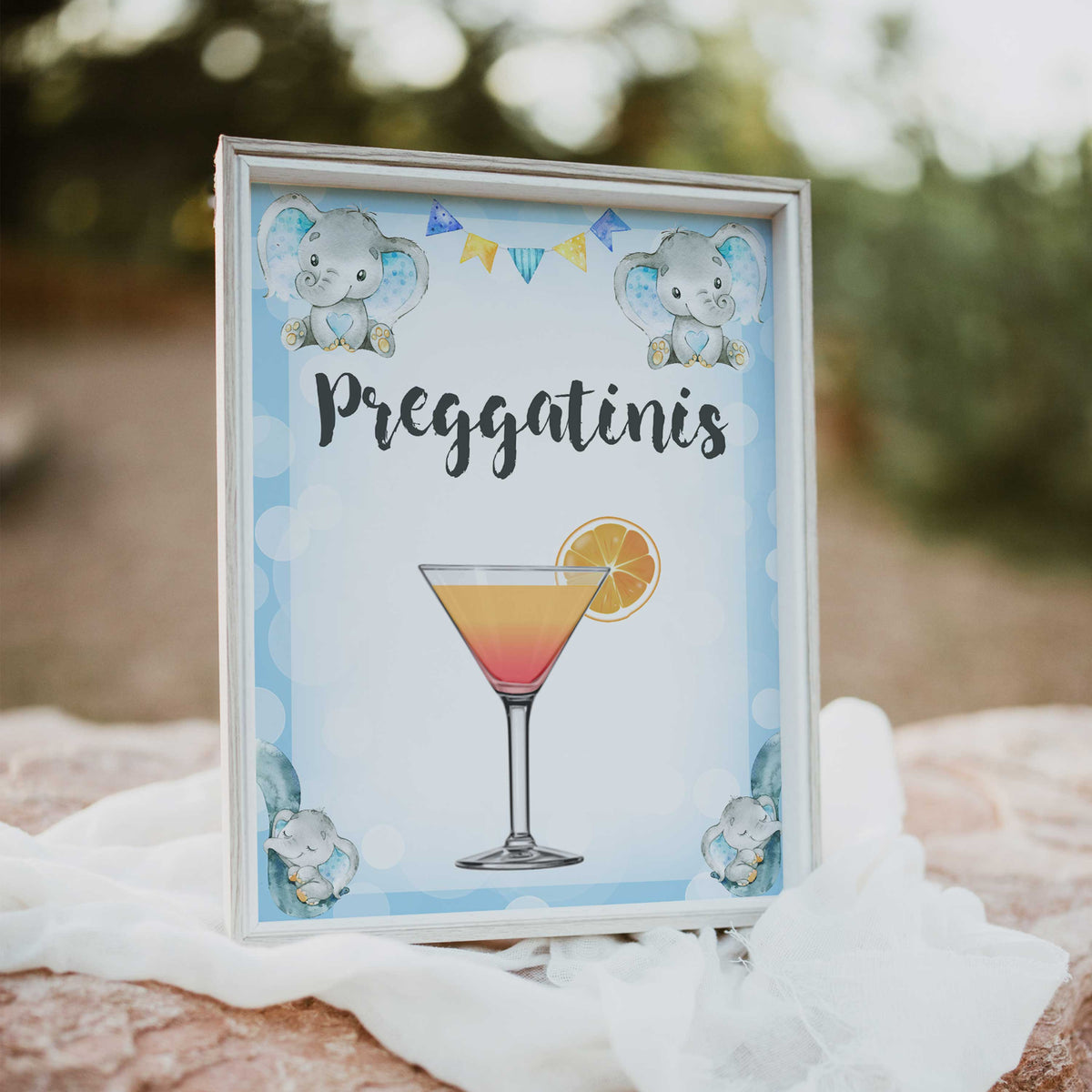 preggatinis baby table signs, Blue elephant baby decor, printable baby table signs, printable baby decor, blue table signs, fun baby signs, fun baby table signs