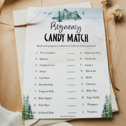 pregnancy candy match game, Printable baby shower games, adventure awaits baby games, baby shower games, fun baby shower ideas, top baby shower ideas, adventure awaits baby shower, baby shower games, fun adventure baby shower ideas