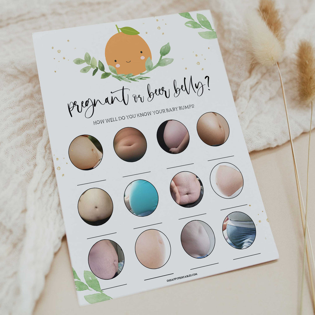 pregnant or beer belly baby games, baby bump or beer belly game, Printable baby shower games, little cutie baby games, baby shower games, fun baby shower ideas, top baby shower ideas, little cutie baby shower, baby shower games, fun little cutie baby shower ideas