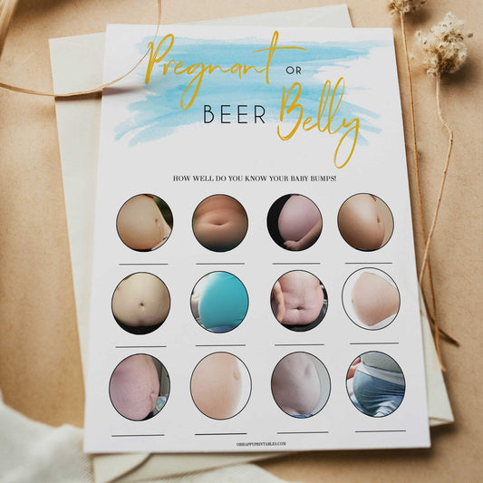 Blue swash, pregnant or beer belly baby games, baby shower games, printable baby games, fun baby games, boy baby shower games, baby games, fun baby shower ideas, baby shower ideas, boy baby games, blue baby shower