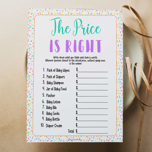 price is right baby game, baby price is right, Printable baby shower games, baby sprinkle fun baby games, baby shower games, fun baby shower ideas, top baby shower ideas, sprinkle shower baby shower, friends baby shower ideas